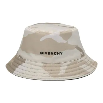 Givenchy Bucket Hats Unisex Black/Green Camouflage