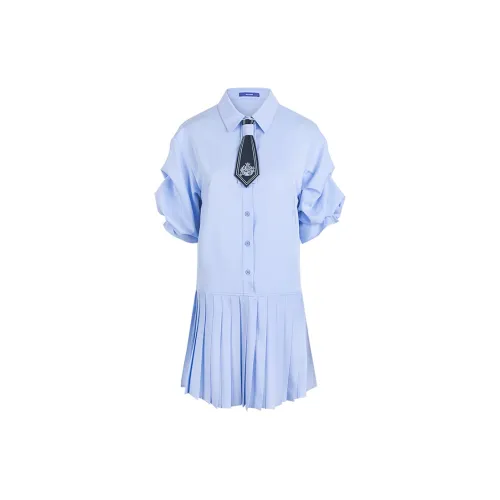 Bosieagender Short-Sleeved Dresses Women's