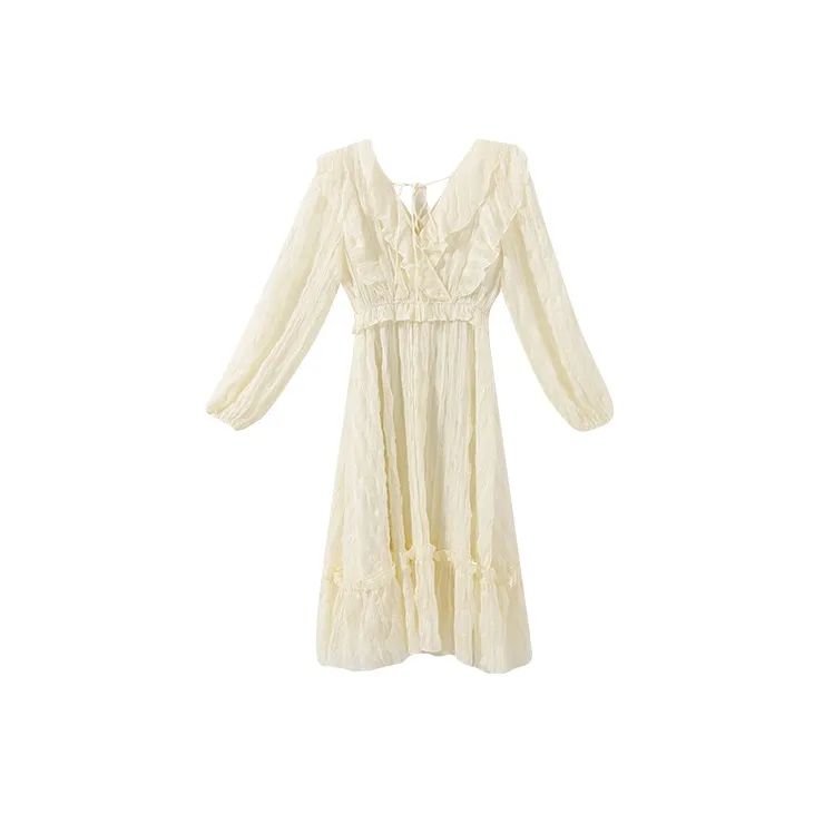 YUMOMO STAR Long Sleeved Dresses Women's-5