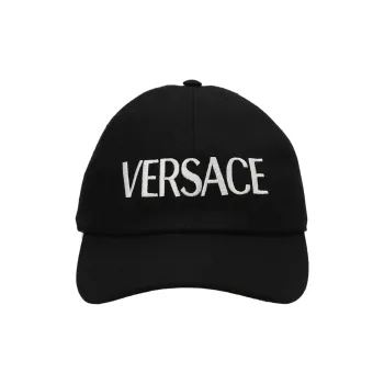 VERSACE Logo embroidered Baseball Cap