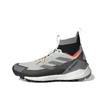Adidas TERREX FREE HIKER 2.0 2 Anti Slip Wear Resistant Mid Top Outdoor Shoes Men's Gray Black