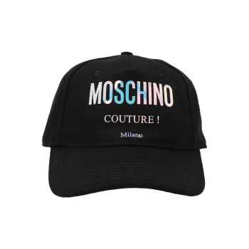 MOSCHINO Logo print Cotton Cap