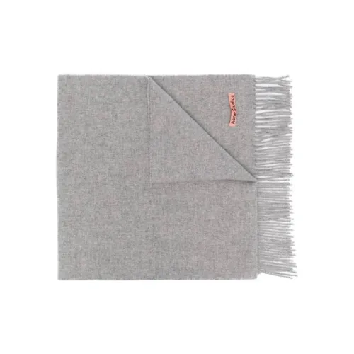 Acne Studios Knit Scarves Unisex Gray