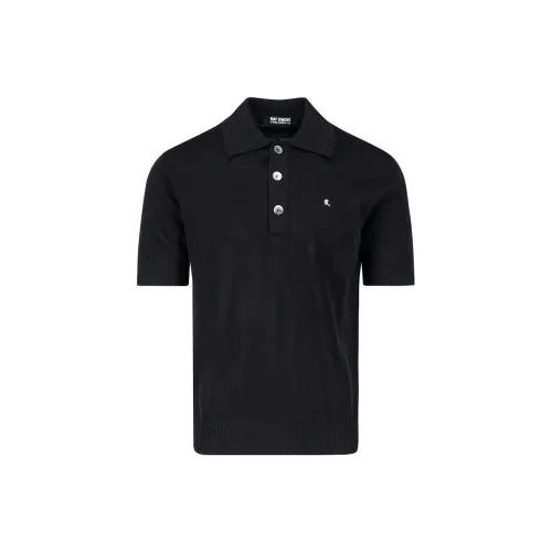 RAF SIMONS Polo Shirts Men Black