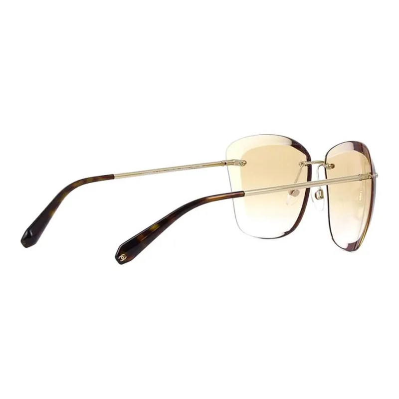 CHANEL Sunglasses Unisex Light Gold-2