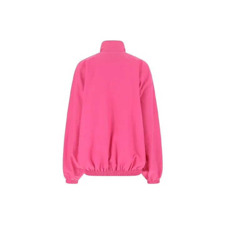 Balenciaga FW22 Jackets Coats Loose Fit Style Women's Pink-1