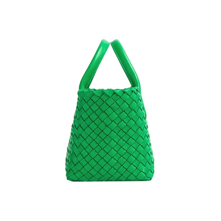 Bottega Veneta Cabat Intreccio Tote Bag Mini Parakeet-1