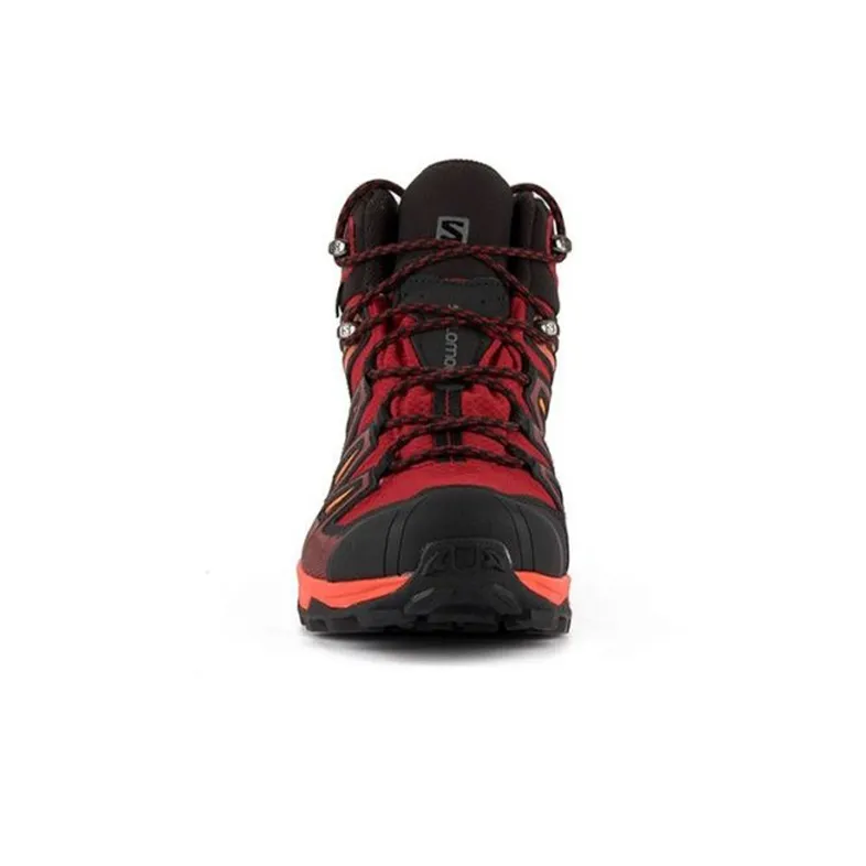 SALOMON X Ultra 3 Mid Gt Anti-Slip Wear-Resistant Mid-Top Outdoor Shoes Black Orange-2