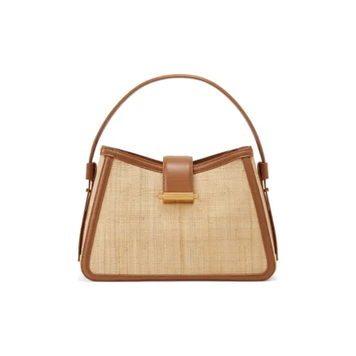 CHARLES&KEITH PU Shoulder Bags Handbags Medium Size Women's CARAMEL Caramel