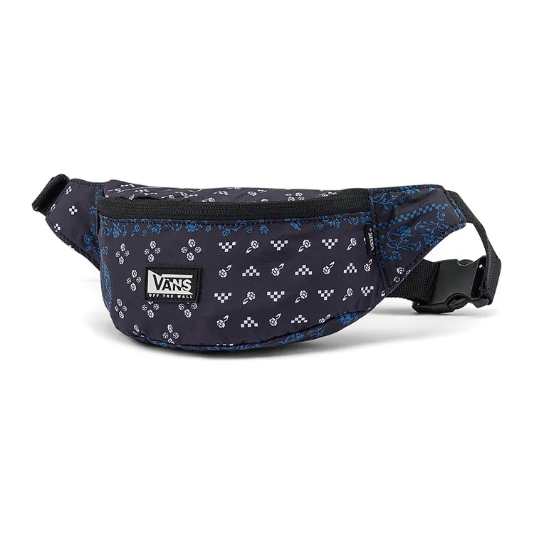Vans Polyester Fanny Pack Unisex Black Blue/Vintage White-1