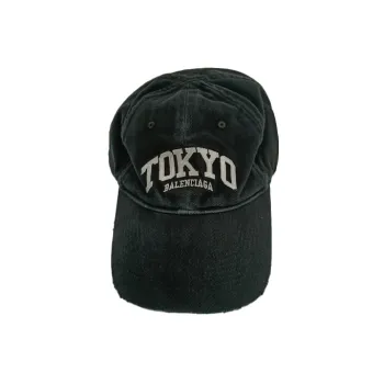 Balenciaga City Collection Baseball Caps Unisex Black