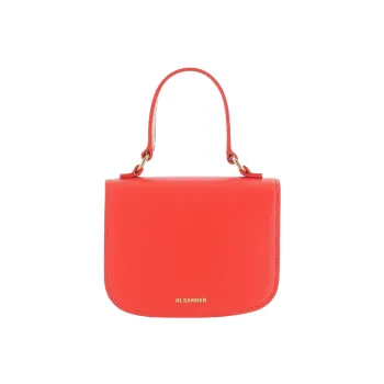 JIL SANDER Calfskin Handbag Women's Red