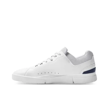 On THE ROGER Slip Resistant Cushioning Wear Resistant Lightweight Low Top Skateboard Shoes Men's White Ink Black