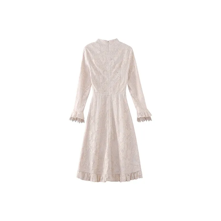 JINYE ORIENTAL Dress Women's Beige Yellow-1