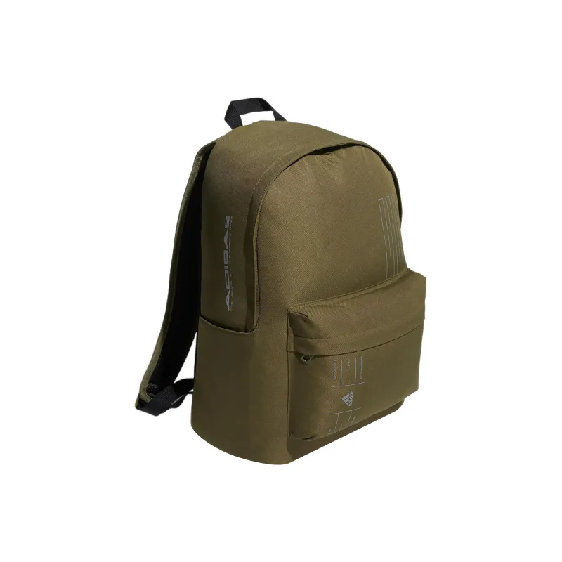 Adidas Recycled Polyester Backpack Regular Unisex Dark Olive Green-1