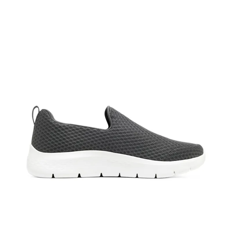 Skechers Go Walk Fle Cushioning Anti-Slip Wear-Resistant Breathability Low-Top Casual Shoes Men's Gray Blue-1