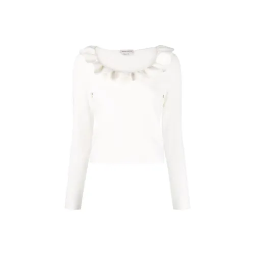 Alexander McQueen Sweaters Women's White