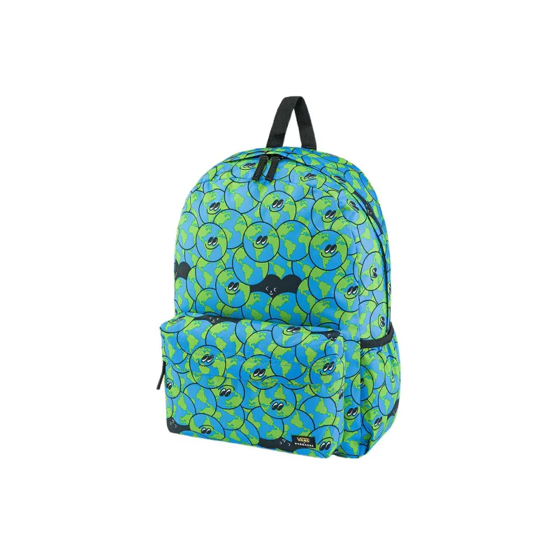 Vans TYAKASHA TAKASHA, Collaboration Canvas Bag Backpack Regular Unisex Green-1