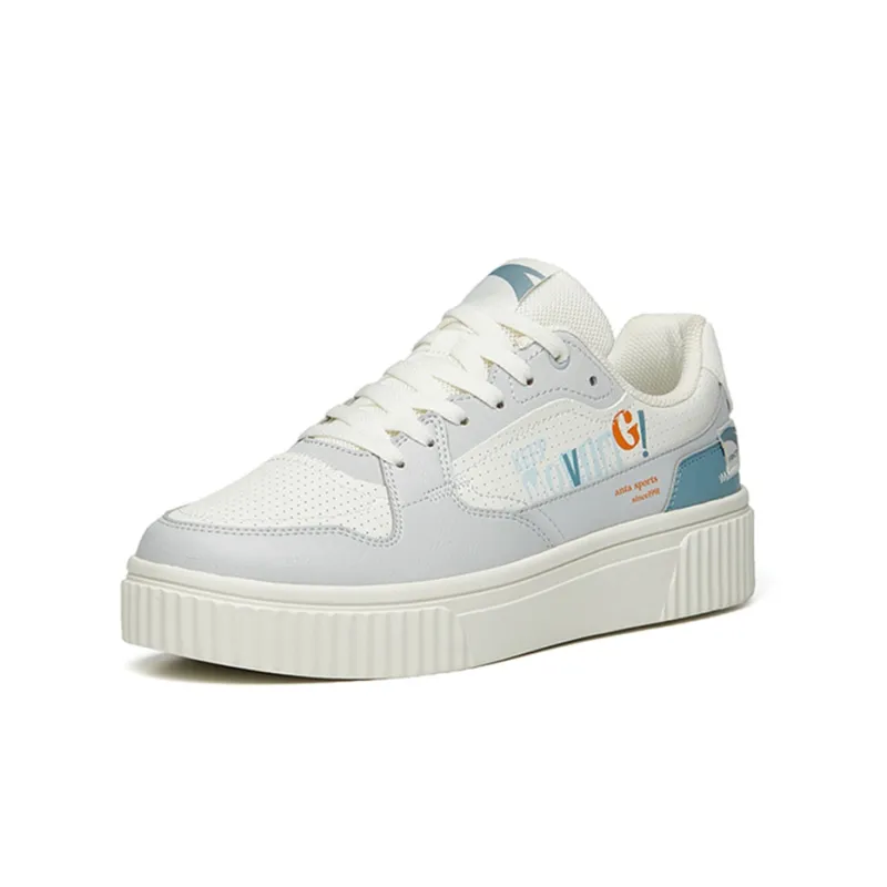 Anta Life Collection Low Top Skateboard Shoes Men's White Gray-2