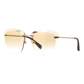 CHANEL Sunglasses Unisex Light Gold
