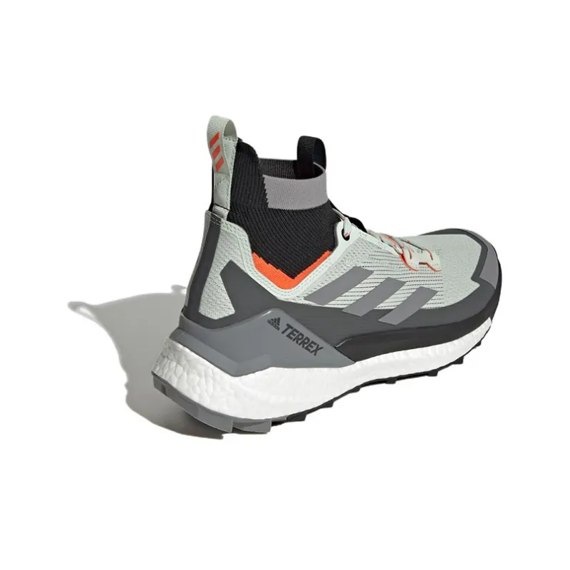 Adidas TERREX FREE HIKER 2.0 2 Anti Slip Wear Resistant Mid Top Outdoor Shoes Men's Gray Black-3