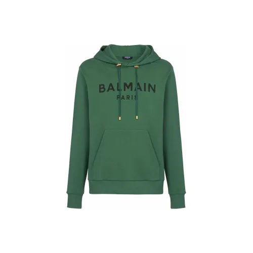 BALMAIN Sweatshirts Men Green