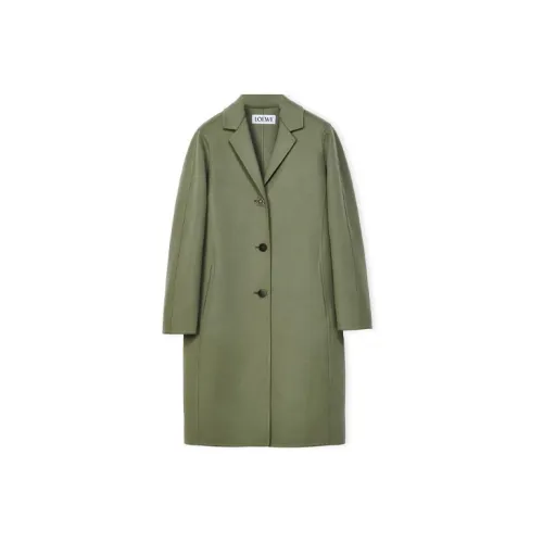 LOEWE Coats Women's Sage Green