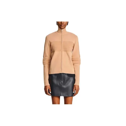 DION LEE Jackets Unisex Apricot Cream