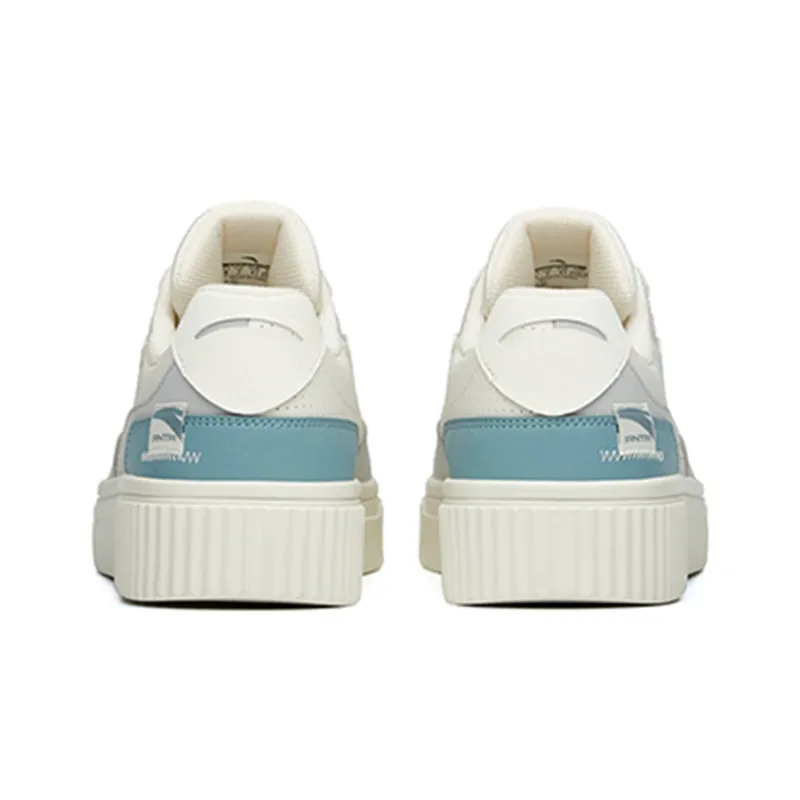 Anta Life Collection Low Top Skateboard Shoes Men's White Gray-4