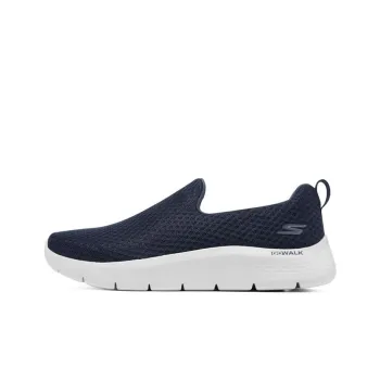 Skechers Go Walk Fle Cushioning Anti Slip And Wear Resistant Low Top Casual Shoes Men's Navy