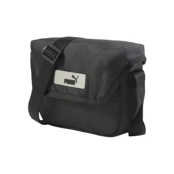 PUMA Fabric Messenger Bag Shoulder Bag Crossbody Bag Women's Pure Black