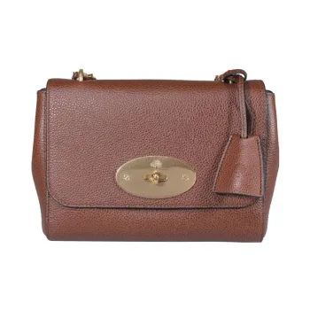 Mulberry Calfskin Crossbody Bag, Shoulder Bag Women's Grain Color