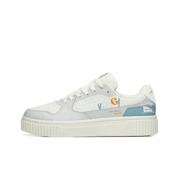 Anta Life Collection Low Top Skateboard Shoes Men's White Gray