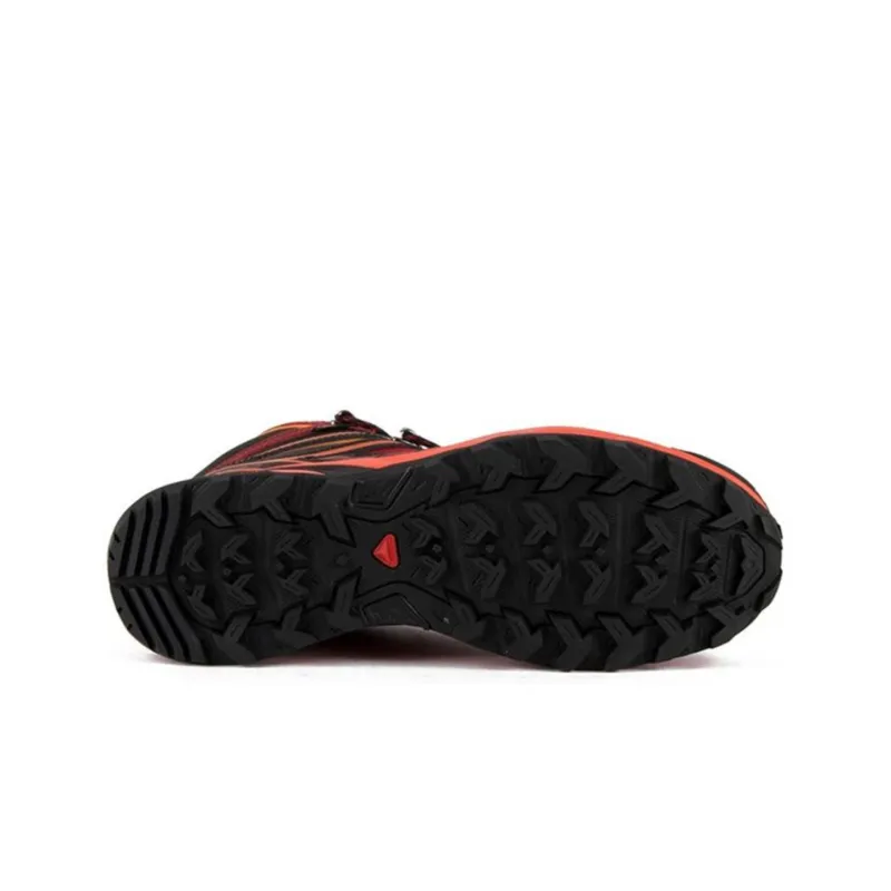 SALOMON X Ultra 3 Mid Gt Anti-Slip Wear-Resistant Mid-Top Outdoor Shoes Black Orange-4