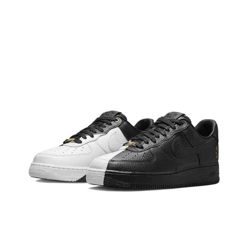 Nike Air Force 1 Low 40th Anniversary Edition Split Black White-2