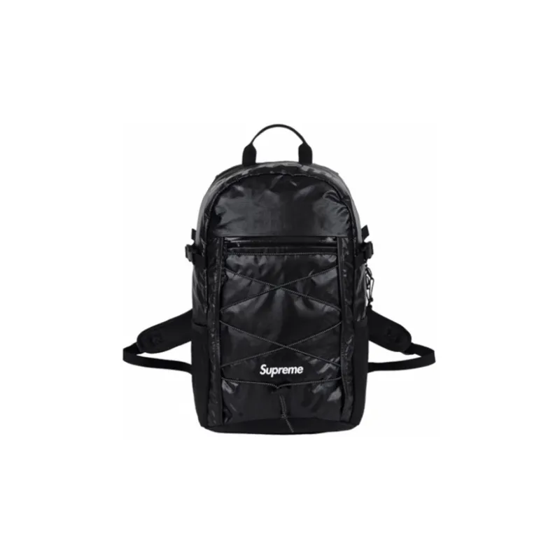 Supreme FW17 Polyester Backpack Regular Unisex Black-0