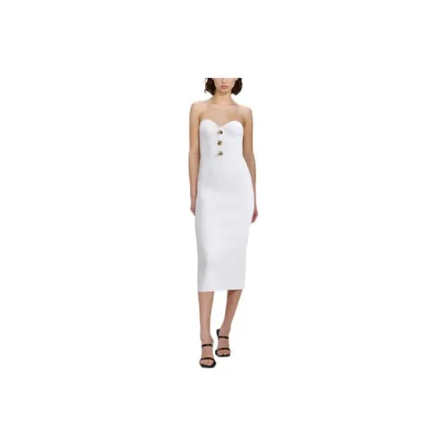 Self-portrait Sleeveless Dresses Women's White