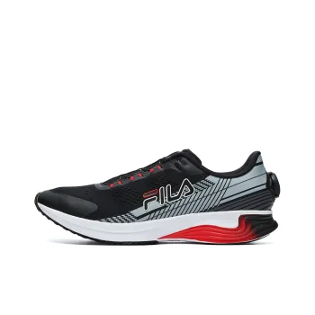 FILA ENERGY Cushioned Anti Slip And Wear Resistant Lightweight Low Top Casual Running Shoes Men's Black