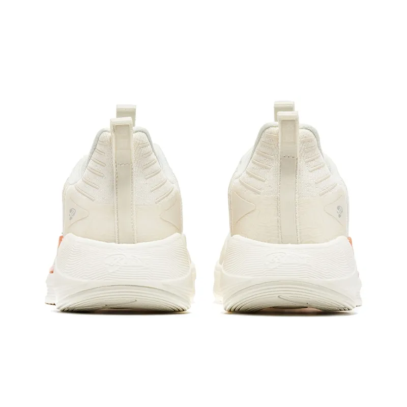 Erke Low Top Running Shoes Women's Ivory White-4