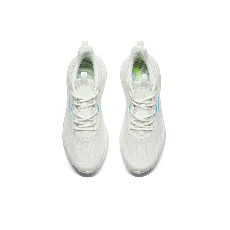 Anta Shock Absorbers Slip Resistant, Abrasion Resistant, Lightweight Low Top Running Shoes Men's White-2