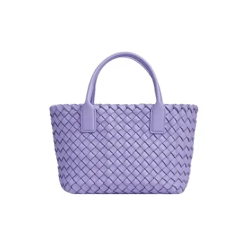 Bottega Veneta Sheepskin Tote Bag, Handbag Mini Women's Light Purple