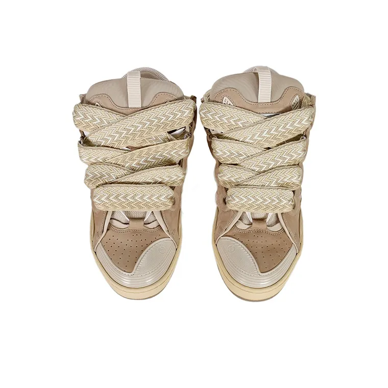 Lanvin Curb Sneaker Ecru-2