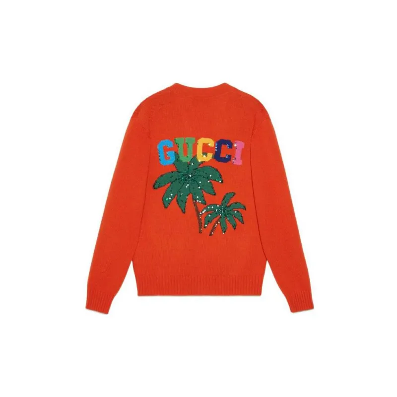 GUCCI FW22 Knitwear Men's Orange-1