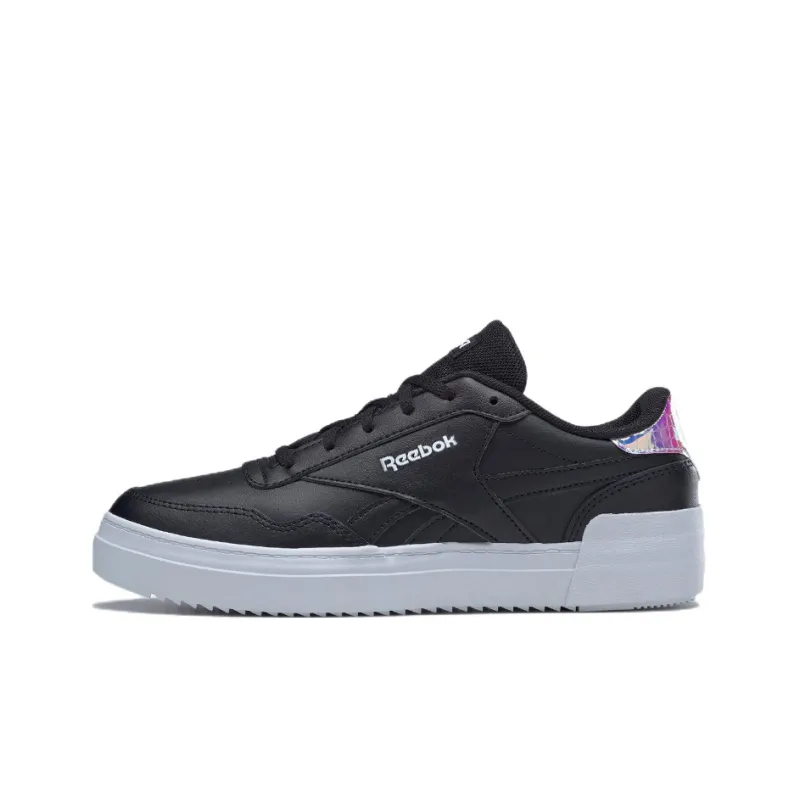 Reebok Techque T Bold 2 Anti-Slip And Wear-Resistant Lightweight Low-Top Skateboard Shoes Women's Black-0