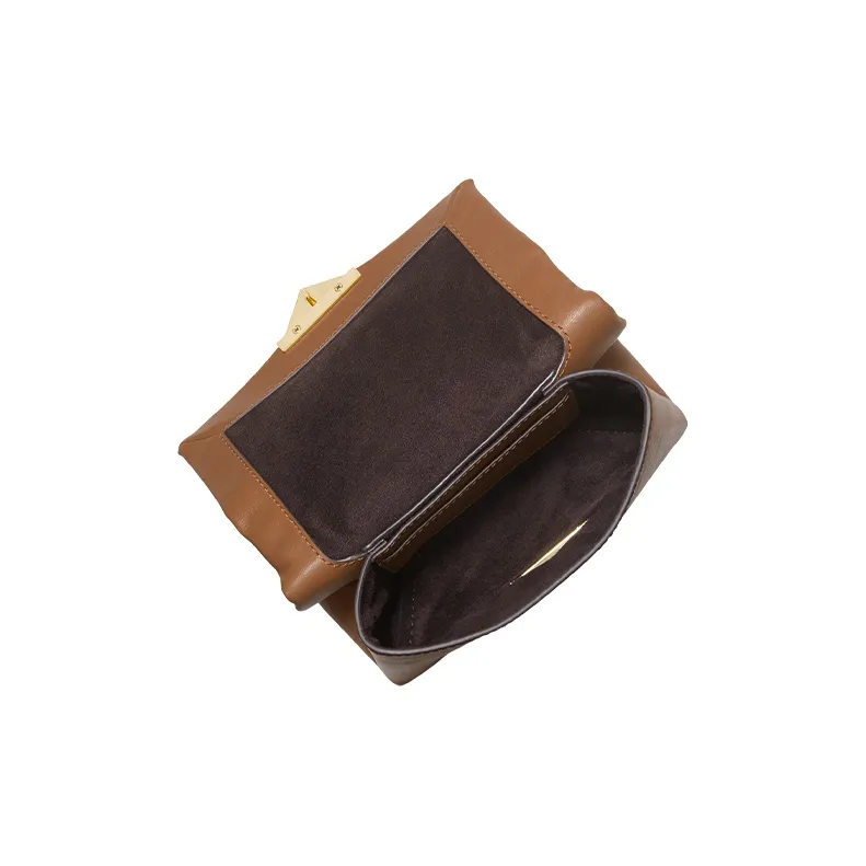 MICHAEL KORS Cece Cowhide Leather Crossbody Handbag Extra Small Women's Acorn Brown-1