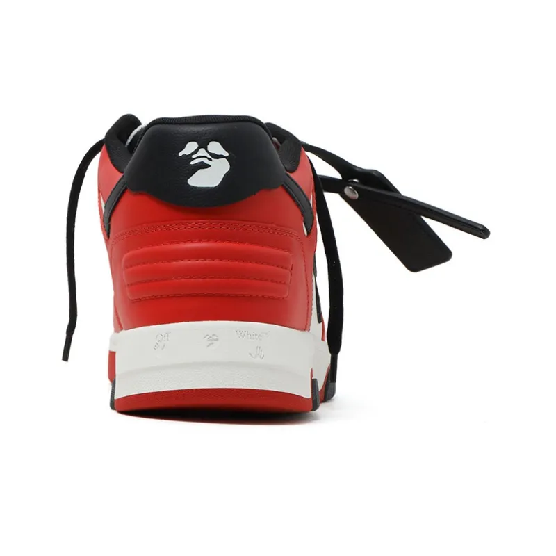 OFF WHITE Out Of Office Low Top Sneaker 'Red Black White'-4