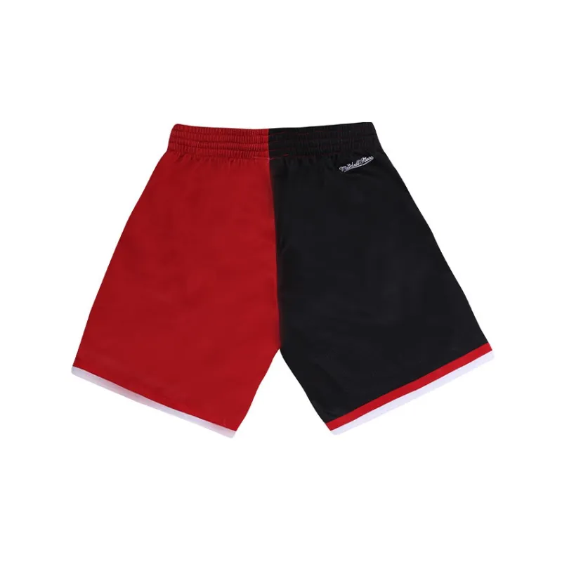 Mitchell & Ness x Big Face5.0 Basketball Shorts Men's Multicolor Black Red-1