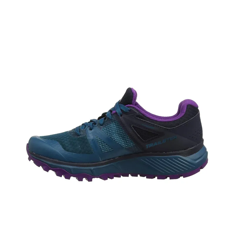 SALOMON Trailster GTX Cushioning Anti-Slip And Wear-Resistant Low-Top Outdoor Shoes Women's Blue Purple-0