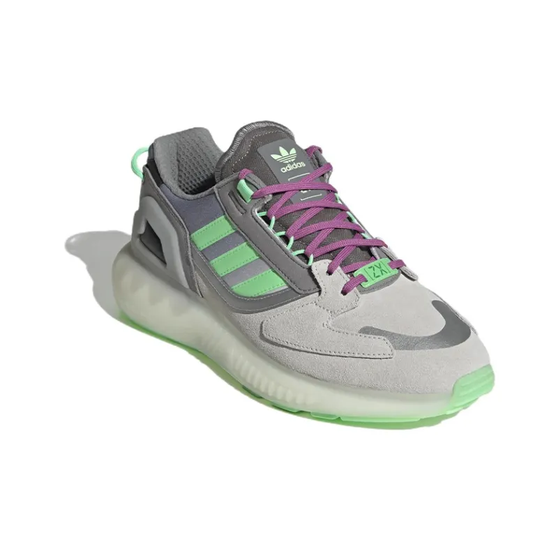 Zx 5K Boost Adidas Originals 'Grey Beam Green'-2