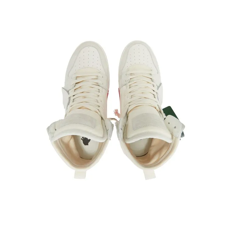 OFF WHITE Vulcanized High Top 'White Green'-4